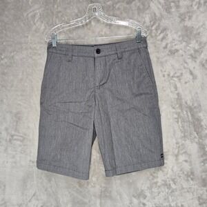 ONeill Mens Relaxed Fit Chino Shorts Grey Heathered Size 31 Hybrid Surf Skate